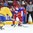 MONTREAL, CANADA - JANUARY 5: Russia's Alexander Polunin #10 plays the puck from the blue line while Sweden's Oliver Kylington #7 defends during bronze medal game action at the 2017 IIHF World Junior Championship. (Photo by Matt Zambonin/HHOF-IIHF Images)

